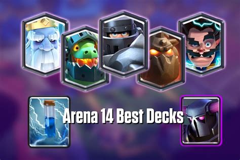 On the ground, the Knight, Goblins, Bomber, and Barbarians can take care of enemy units. . Best deck for royal arena